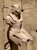 Karnak Temple Amon Statue 0138